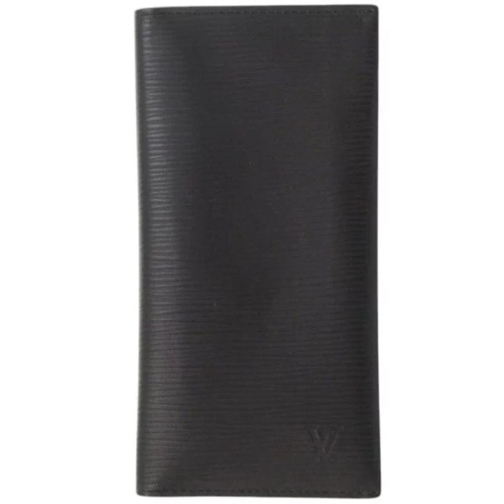 Louis Vuitton Portecarte Epi Black Long Wallet Card Case Wallet LV